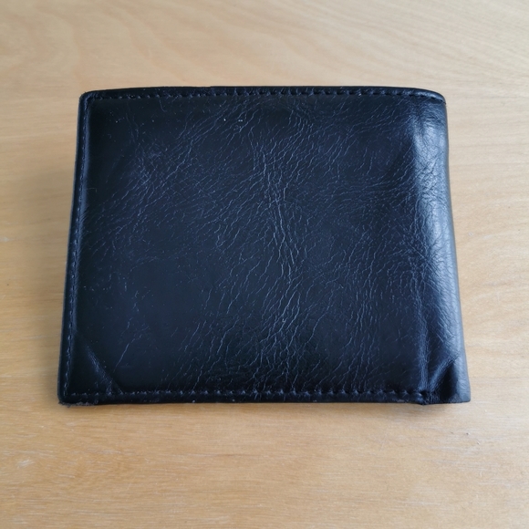 Quicksilver leather black wallet - Picture 2 of 5